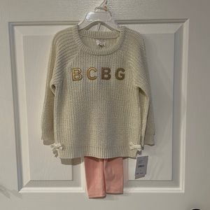 NWT BCBGirls 2 piece set size 2T